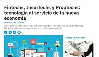 Fintech, Insurtech e Proptech: tecnologia a serviço da nova economia