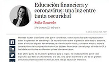 Educación financiera y coronavirus: una luz entre tanta oscuridad