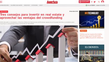 Tres consejos para invertir en real estate y aprovechar las ventajas del crowdfunding - Apertura