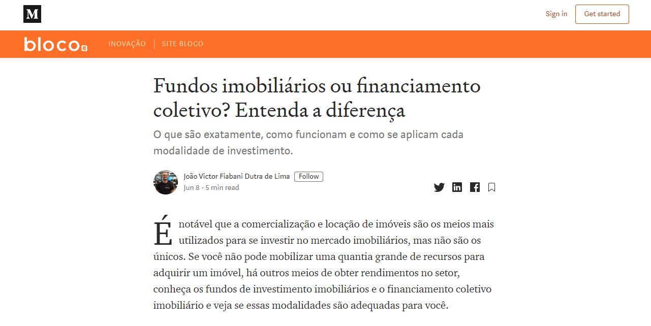 Fundos imobiliários ou financiamento coletivo? Entenda a diferença