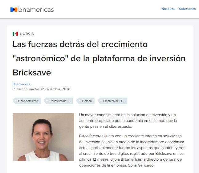 Las fuerzas detrás del crecimiento "astronómico" de la plataforma de inversión Bricksave