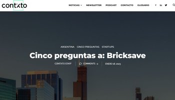 Cinco perguntas para: Bricksave