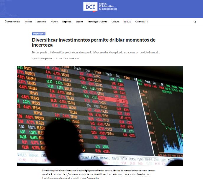 Diversificar investimentos permite driblar momentos de incerteza