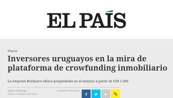 Inversores uruguayos en la mira de plataforma de crowfunding inmobiliario