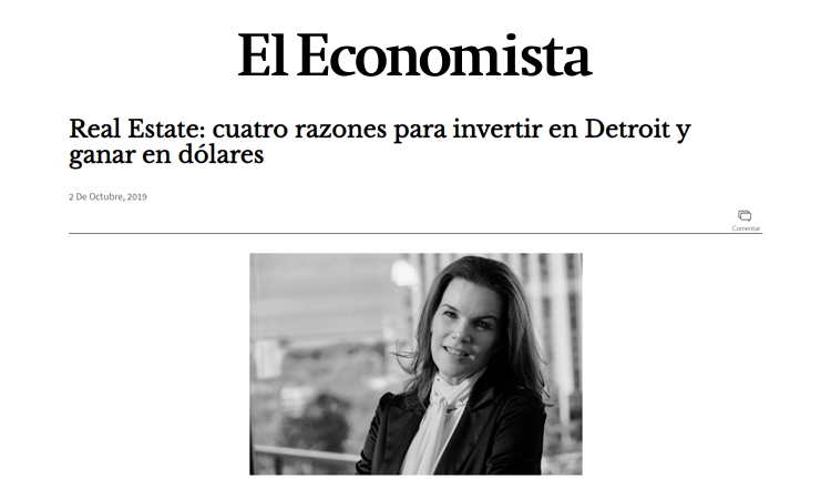 Bricksave en El Economista "Real Estate: cuatro razones para invertir en Detroit y ganar en dólares"