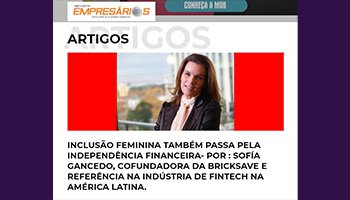 INCLUSÃO FEMININA TAMBÉM PASSA PELA INDEPENDÊNCIA FINANCEIRA