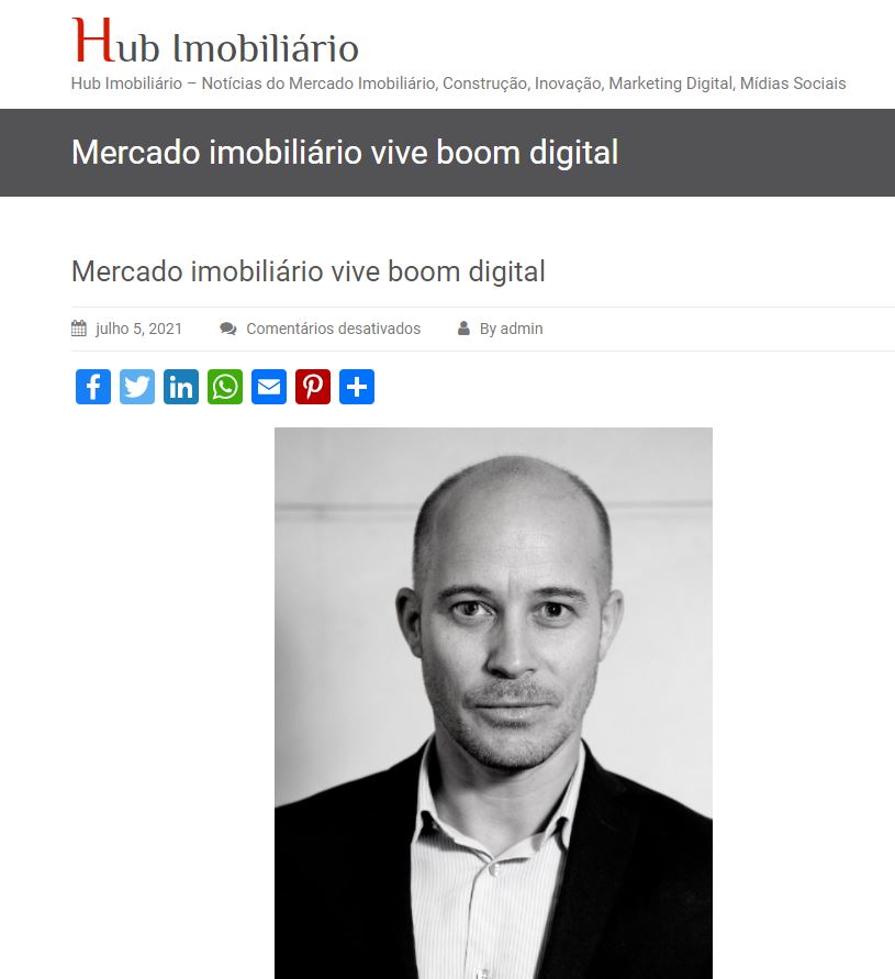 Mercado imobiliário vive boom digital