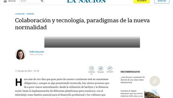 Colaboración y tecnología, paradigmas de la nueva normalidad