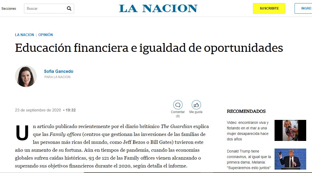 Educación financiera e igualdad de oportunidades