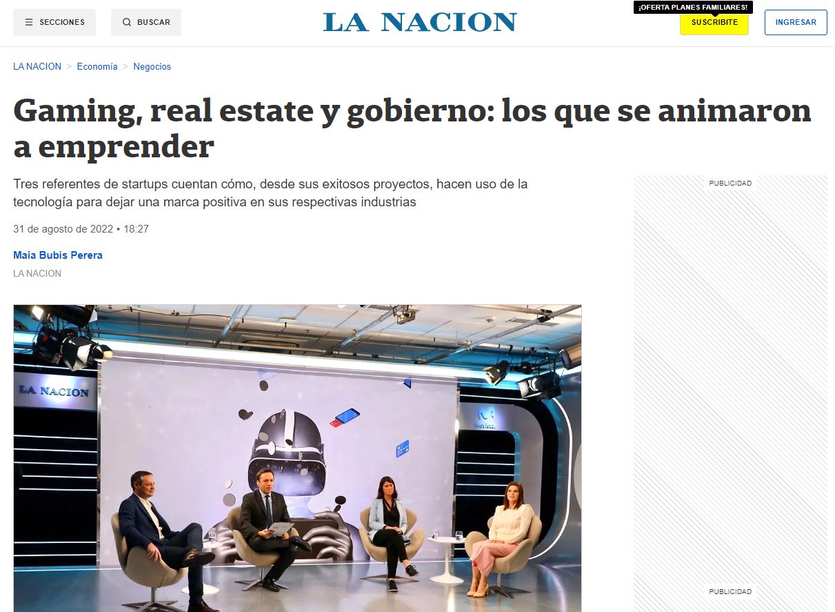 Gaming, real estate y gobierno: los que se animaron a emprender