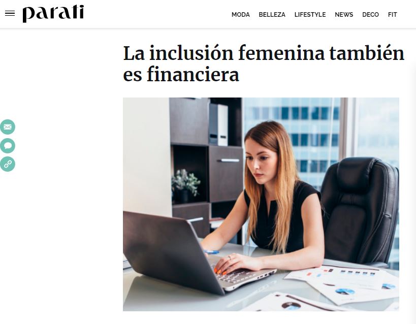 La inclusión femenina también es financiera