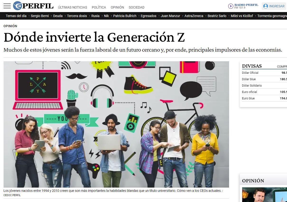 Dónde invierte la Generación Z