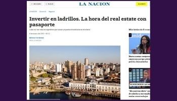 Invertir en ladrillos. La hora del real estate con pasaporte