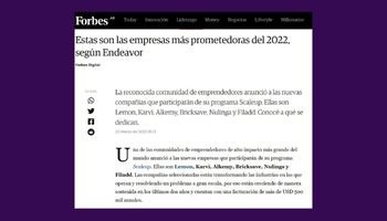 Bricksave, una de las empresas más prometedoras del 2022 según Endeavor