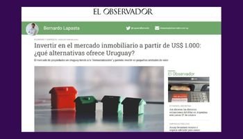 Invertir en el mercado inmobiliario a partir de USD 1.000: ¿qué alternativas ofrece Uruguay?