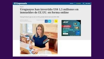 Uruguayos han invertido US$ 1,5 millones en inmuebles de EE.UU. en forma online