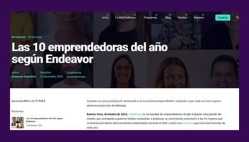 Las 10 emprendedoras del año según Endeavor